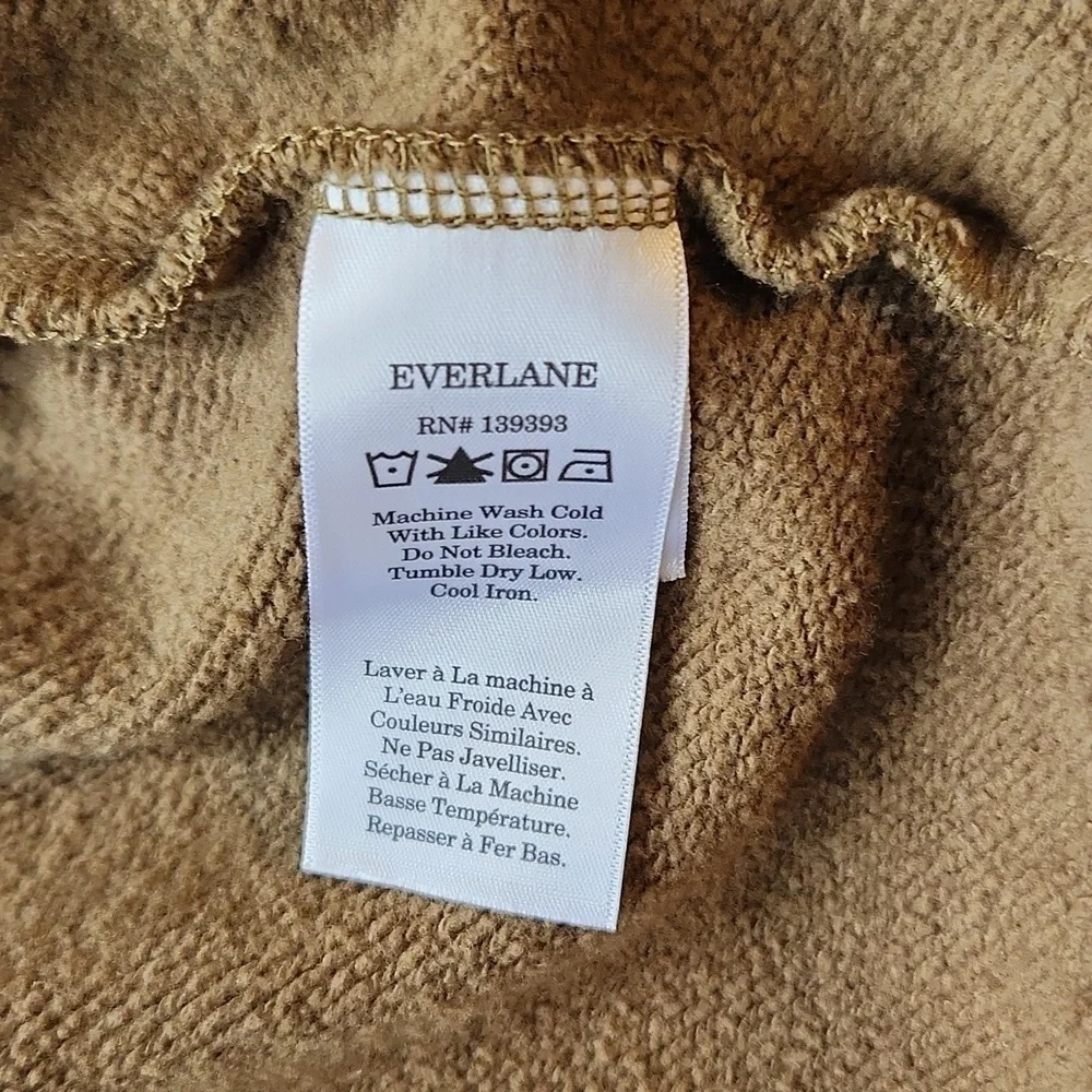 NWOT Everlane olive green organic cotton zip-up jacket sz M